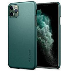 Чохол-накладка Spigen Thin Fit для iPhone 11 Pro Max Green (ACS00410)