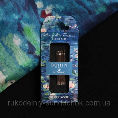Embroidery №10 (15шт) Набір голок для вишивання по шовку Bohin (Франція) 99990, фото 1