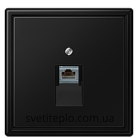 LS990 Розетка комп'ютерна чорна матова