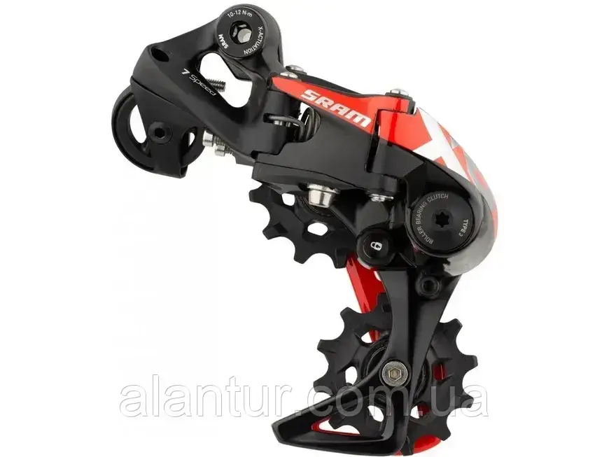 Задній перемикач SRAM X01 DH 7 Speed Type 3.0 Short Cage Red A3