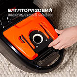 Пилосос з мішком для сухого прибирання Liberton LVC-0701B ECO Black, фото 5