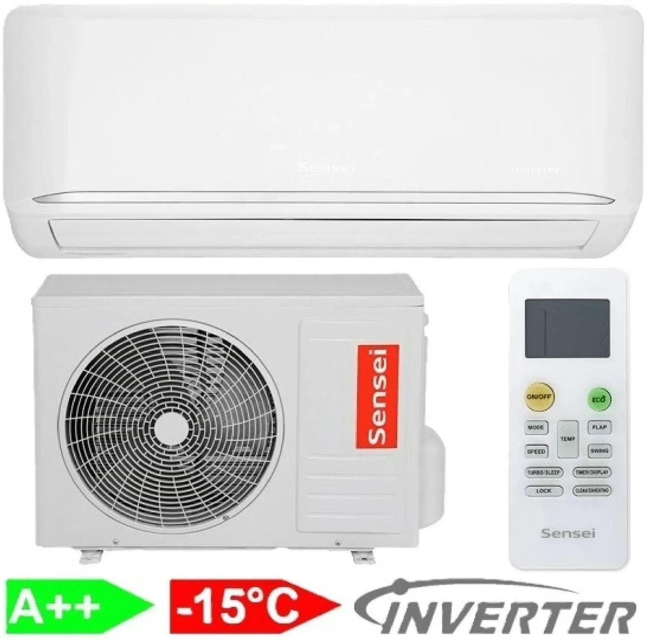 Кондиціонер інверторний Sensei SAC-09MBWS/I (R32) серія Aquilon Inverter