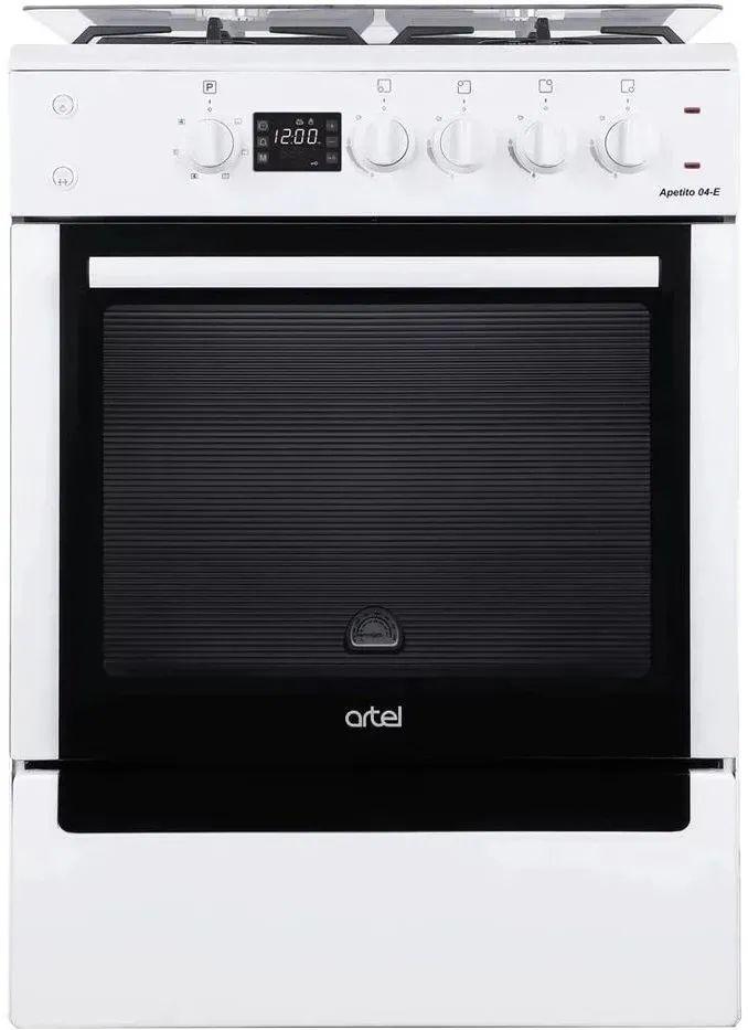 Плита комбінована Artel APETITO 04-E White (поверхня газова, духовка електрична), фото 1