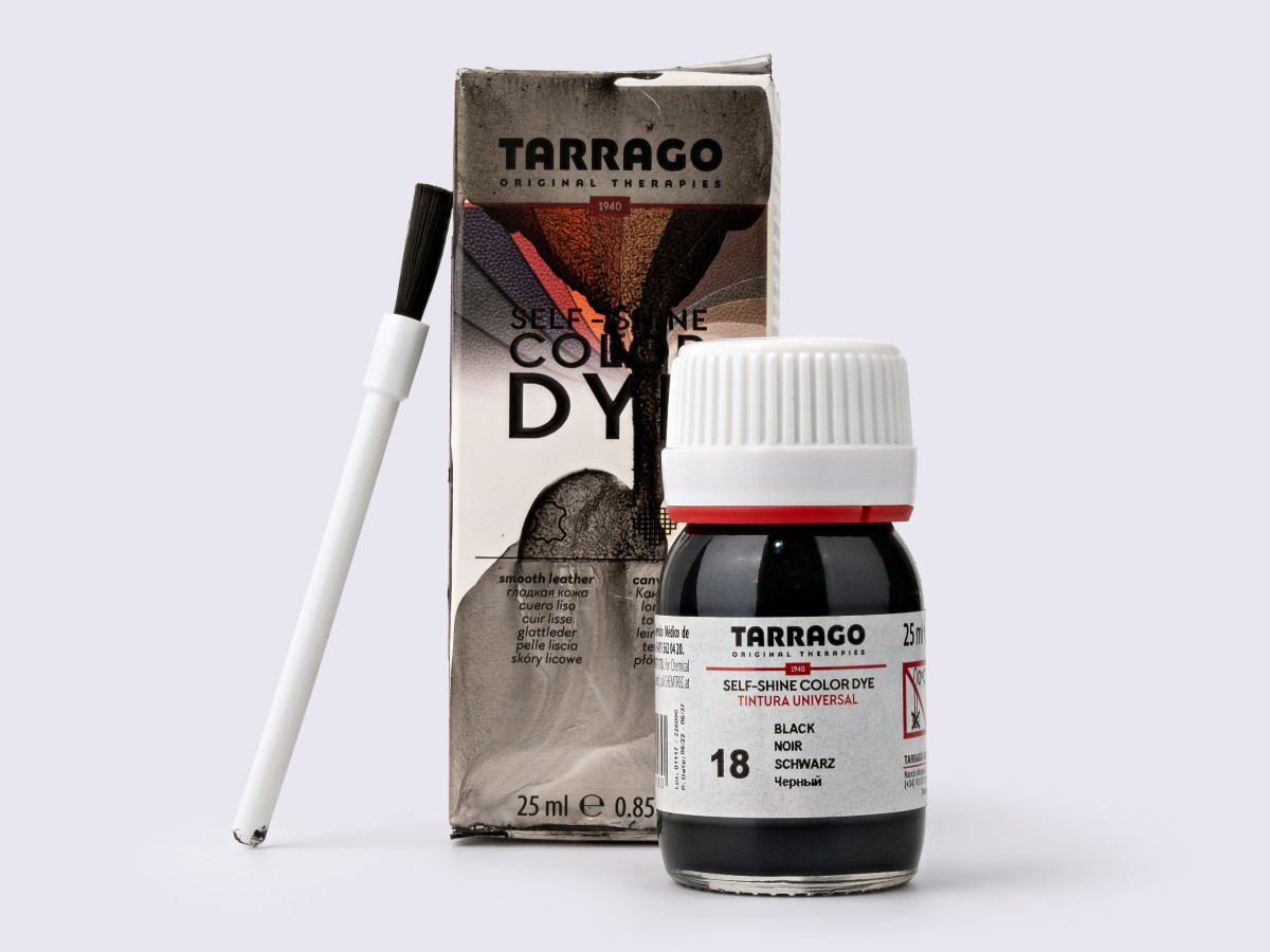 УЦІНКА - Фарба для гладкої шкіри та текстилю чорна Tarrago Color Dye, 25 мл, TDC01(18), фото 1