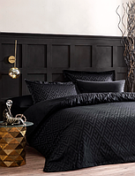 Комплект постільної білизни CK JAKAR GEOMETRIK чорний, євро OZDILEK