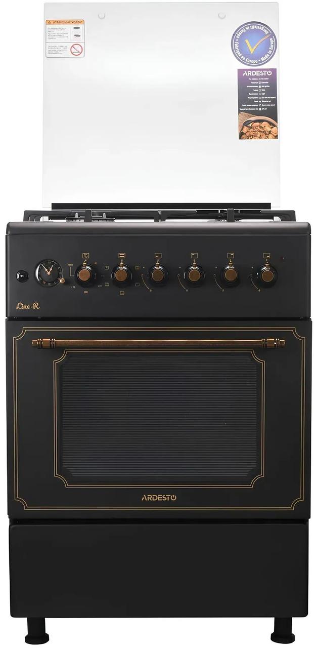 Плита комбінована Ardesto FSCF-C606B (поверхня газова, духовка електрична)