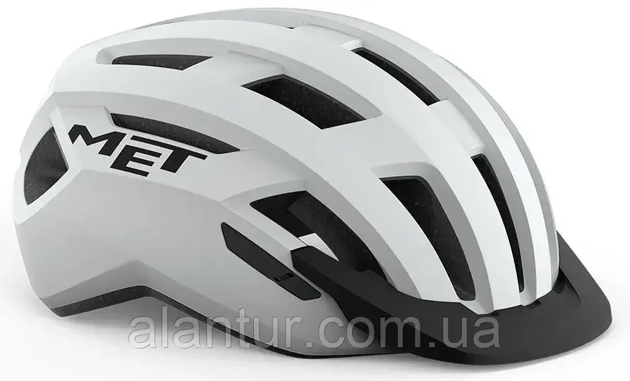 Шолом MET Allroad CE WHITE MATT L (58-61) для мотоциклів та гравійних маршрутів, легкий і зручний