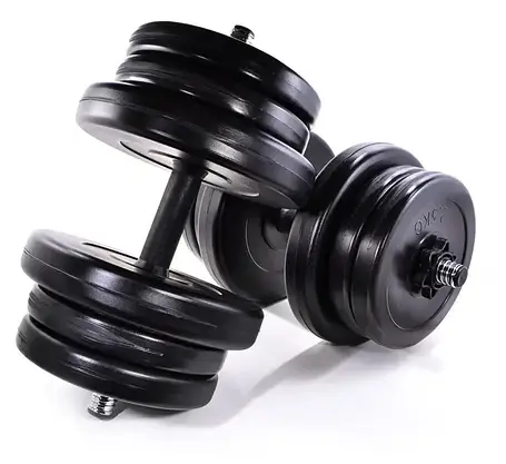 Гантелі, штанги, диски