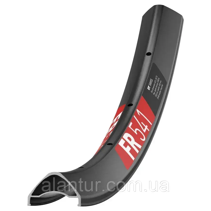 Обід DT SWISS FR 541 27.5" 30мм, 32 спиці, алюміній, протиударний, для фрірайду
