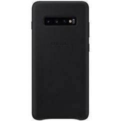 Чохол-накладка Samsung Leather Cover для Samsung Galaxy S10+ SM-G975 Black (EF-VG975LBEGRU)