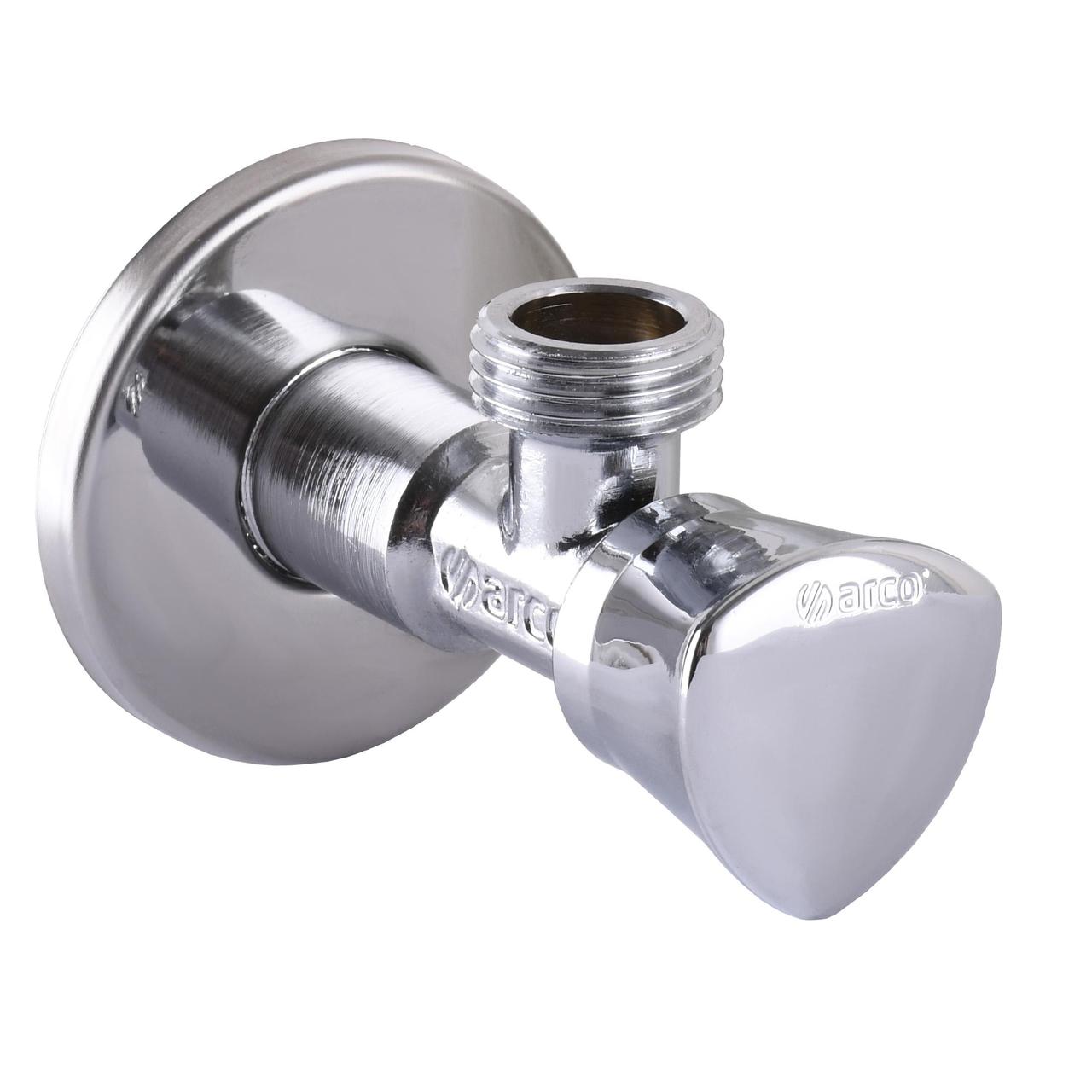 Кран вентильний кутовий ARCO 1/2″х 1/2″ ZENIT 0912 REGULA, фото 1