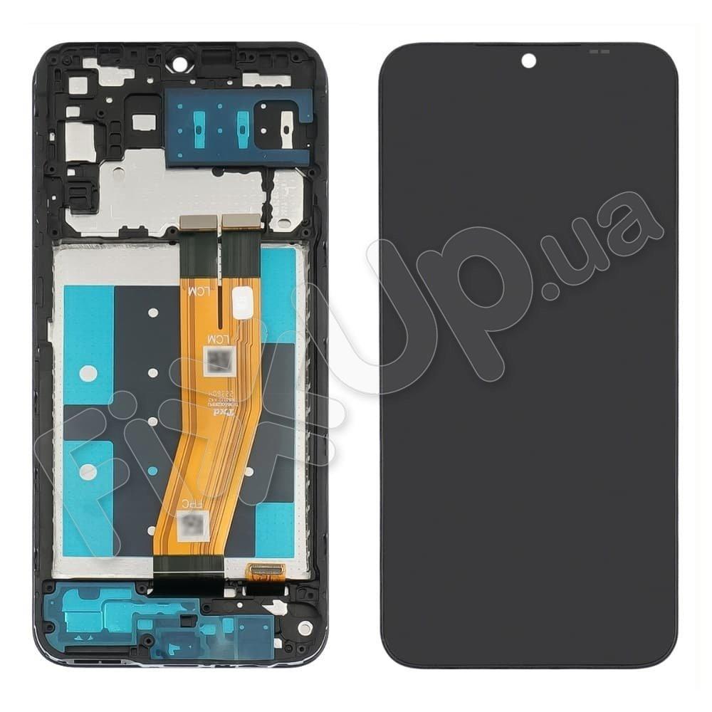 Дисплей для Samsung A145F Galaxy A14 2023 4G, з тачскрином і рамкою в зборі, колір чорний, IPS