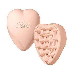 ReFa Heart Brush For Scalp Масажна щітка для догляду за шкірою голови, колір матовий персик