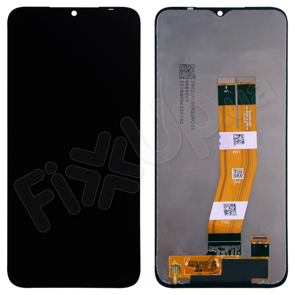 Дисплей для Samsung A145F Galaxy A14 2023 4G Rev NDB658, з тачскрином у зборі, колір чорний, IPS