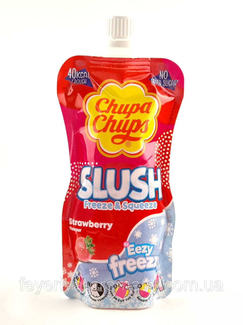 Льодяний напій Chupa Chups SLUSH Полуниця 250 мл