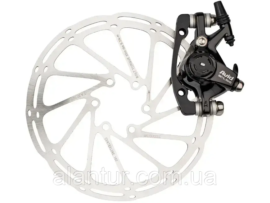 Гальмо AVID BB7 MTB S Black Ano, Centerline 200mm Rotor