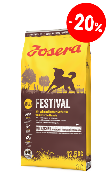 Josera корм для собак Йозера Festival для вибагливих з лососем, 12,5кг