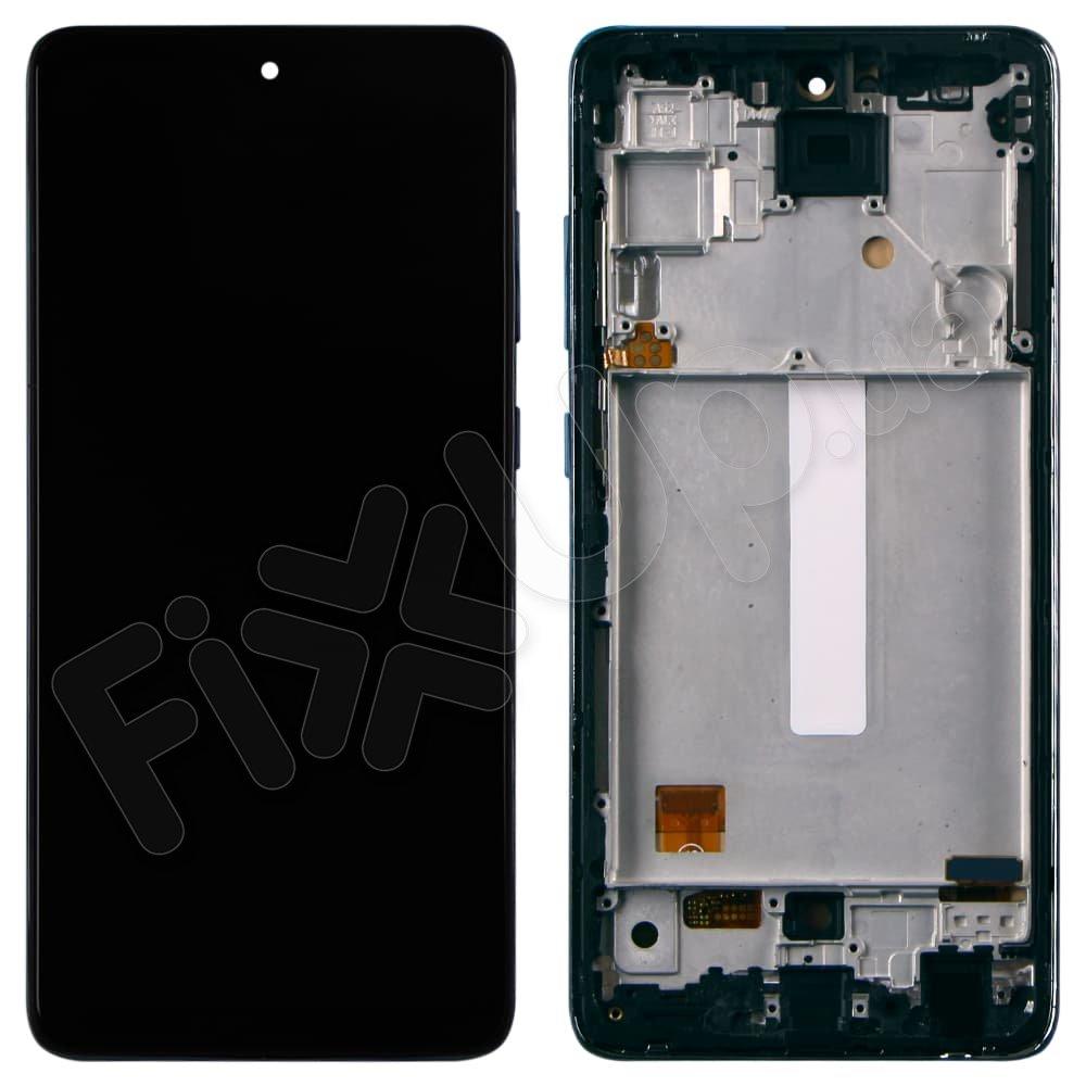 Дисплей для Samsung A525F/DS Galaxy A52 2021/A526, з тачскрином у зборі, колір чорний, OLED small LCD