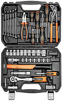 Набір інструментів Neo Tools, 1/2", 1/4", 56шт, універсальний, CrV