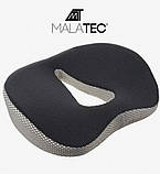 Ортопедична подушка, подушка сидіння Malatec 21915 ефект пам'яті, знімна наволочка, фото 3