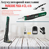 Акумуляторний паяльник, бездротовий паяльник Parkside PLKA 4 C3 літій-іонний акумулятор, фото 9