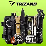 Туристичний набір, набір виживання Trizand 19920 водонепроникний корпус, фото 3