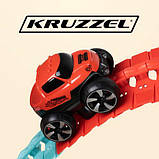 Гоночна траса, гнучкий автотрек Kruzzel 22461 з LED автомобілем, фото 3