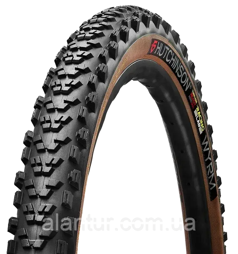 Покришка Hutchinson WYRM 29х2,4 RLAB Hardskin Race Ripost XC 66tpi Tubeless Ready Складна Black/Tan