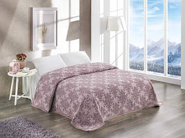 Жакардове махрове простирадло з мереживом Moss Home