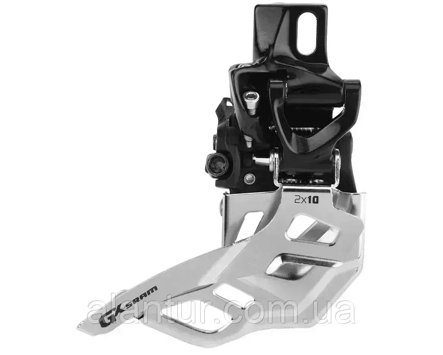Передній перемикач SRAM GX 2x10 Speed Direct Mount High Clamp Bottom Swing Bottom Pull 38/36t