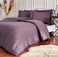 Комплект постільної білизни CK JAKAR MORU GEOMETRIK фіолетовий, євро OZDILEK