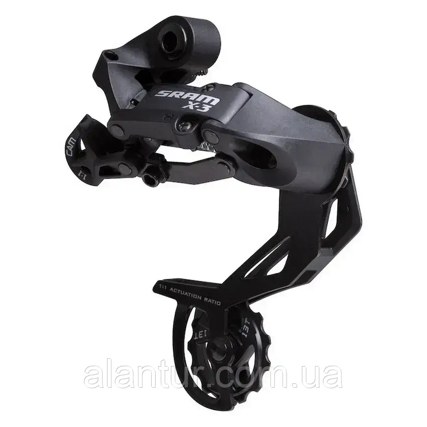 Задній перемикач SRAM 10A RD X.3 BLACK для MTB та City, 7-9 швидкостей