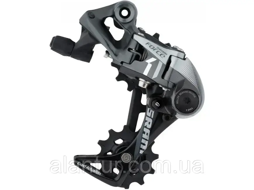 Задній перемикач SRAM Force1 11 швидкостей Type 3.0 Medium Cage 36T сірий