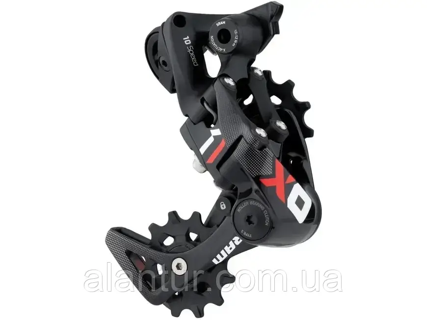 Задній перемикач SRAM X01 DH 10 Speed Type 3.0 Short Cage Red A2