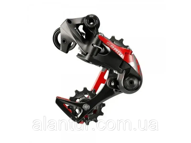 Задній перемикач SRAM X01 DH 7 Speed Type 3.0 Medium Cage Red A3