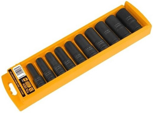 Набір торцевих головок Tolsen, 1/2", 10шт, 10-24мм, фото 1