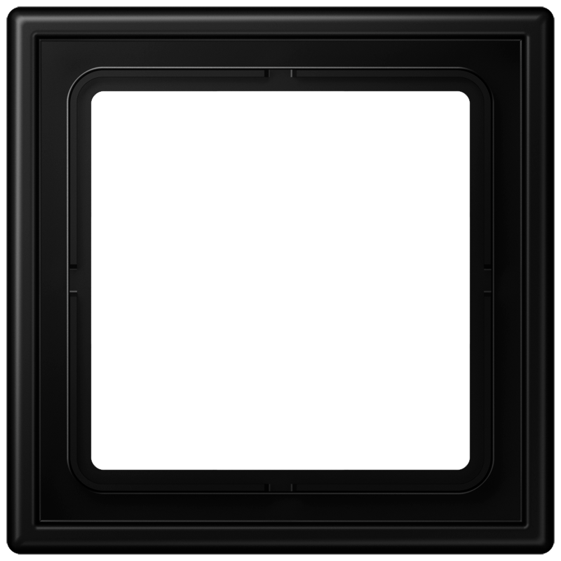 LS990 Рамка 1-містна чорна матова