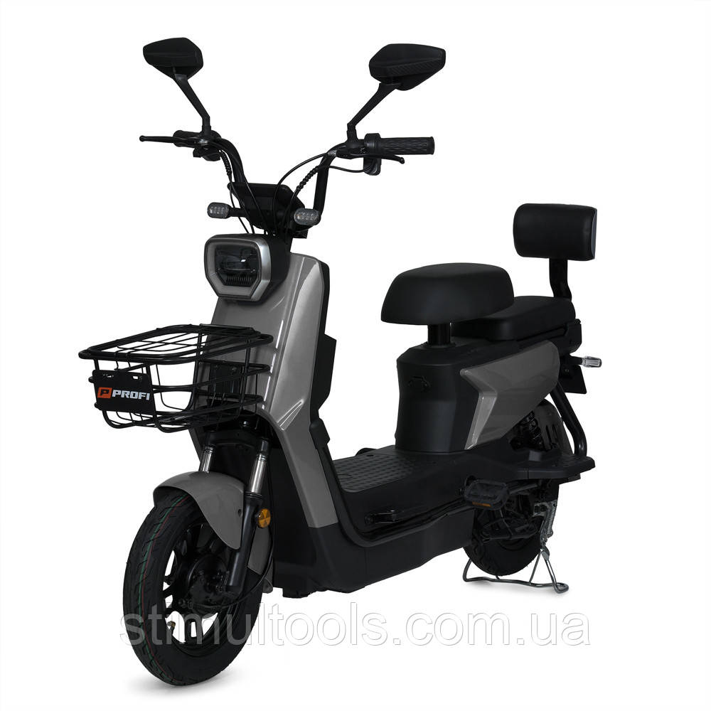 Електроскутер Prof1 MES 1025-6 SUWA/BAT графіт двигун 500 Вт, фото 1