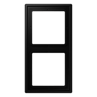 LS990 Рамка 2-містна чорна матова