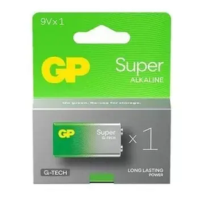 Батарейка GP крона 9V Super Alkaline 6F22/6LR61 на блістері