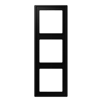 LS990 Рамка 3-містна чорна матова