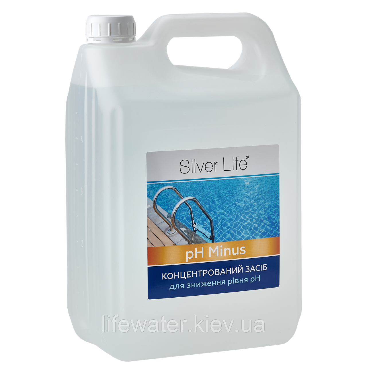 Рідкий засіб для зниження рівня pH води SL «pH Minus», 5 л, фото 1