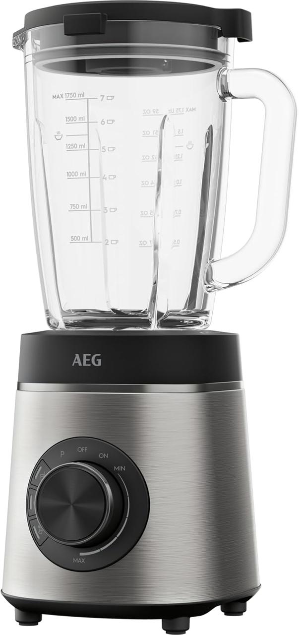 Блендер AEG TB6-1-6ST/Регулювання швидкості/3 програми/Смузі/Дроблений лід/Функція імпульсного режиму