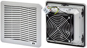 Вентилятор фільтруючий ETI EF-204-110-230V 110 м3/год 230VАС, IP54, 204*204*96 RAL7035 1344012