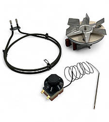 Набір для коптильні двигун конвекції + тен 2000 вт + терморегулятор