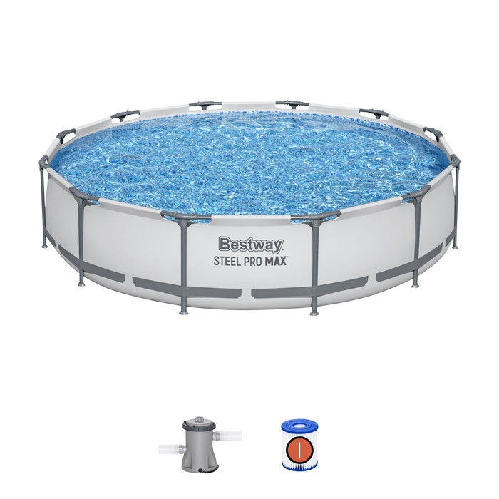 Каркасний басейн Bestway 56416, 366 × 76 см — із насосом (1249 л/год), фото 1
