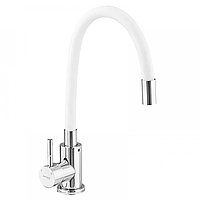 Змішувач MIXXUS SUS-011 CHROME REFL WHITE, одноручковий, для раковини (MI6233)