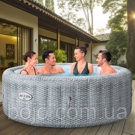 Надувне джакузі-СПА аеромасаж 6 місць, фільтр-насос Lay-Z-Spa Bali, Bestway 6001N, 196 х 71 см 980 л, фото 1