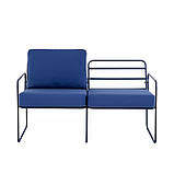 Яскравий комплект для інтер'єру Nefryt, кобальтовий колір, фото 2