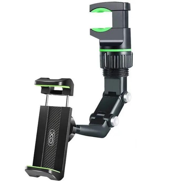 Автомобільний тримач для телефону поворот на 360 градусів на дзеркало заднього виду Кронштейн для смартфона, фото 1